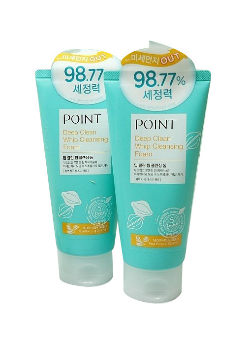 point deep clean whip cleansing foam